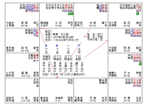 中华预测网紫薇斗数排盘_紫薇斗数在线排盘免费_紫微斗数紫微星排盘