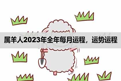 属羊人2023年全年每月运程怎么样？事业运势如何？