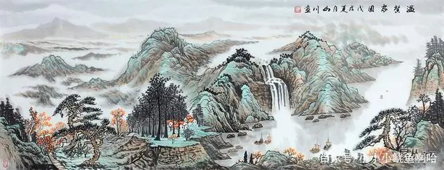 流水生财山水画有哪些基本构图及构图问题？